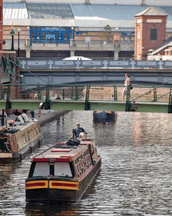 City Centre canal at Brindleyplace