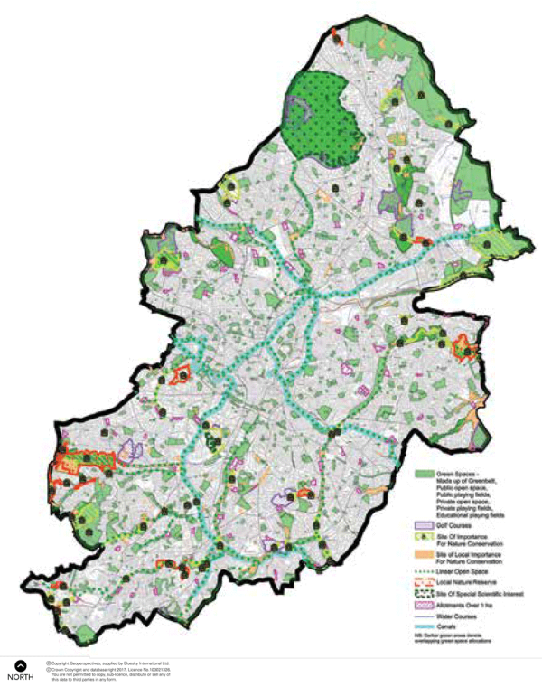 Plan 15 Green infrastructure network