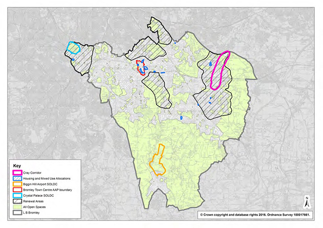 Spatial Strategy map