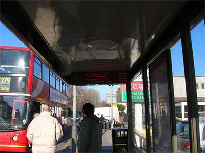 Figure 7.8 Bus stop Ponders End