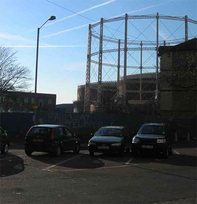 Figure 8.6 Gas holders at Ponders End