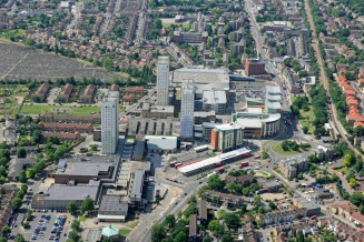 Figure 9.4 Edmonton Green district centre from the north,