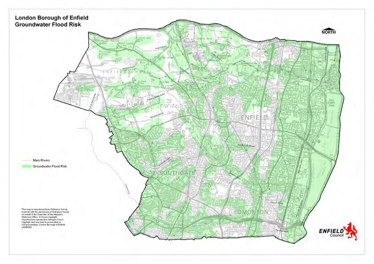 Map 15.2 Groundwater Flood Risk