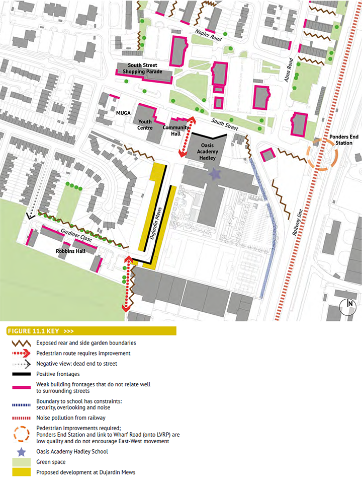 Figure 11.1: South Street Area- Key Issues