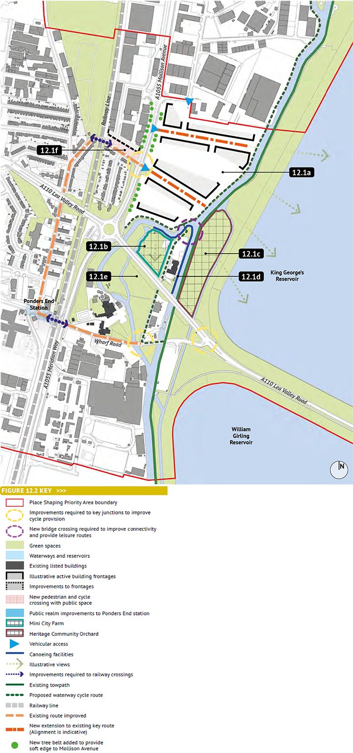 Figure 12.2: Ponders End Waterfront- Policy Principles