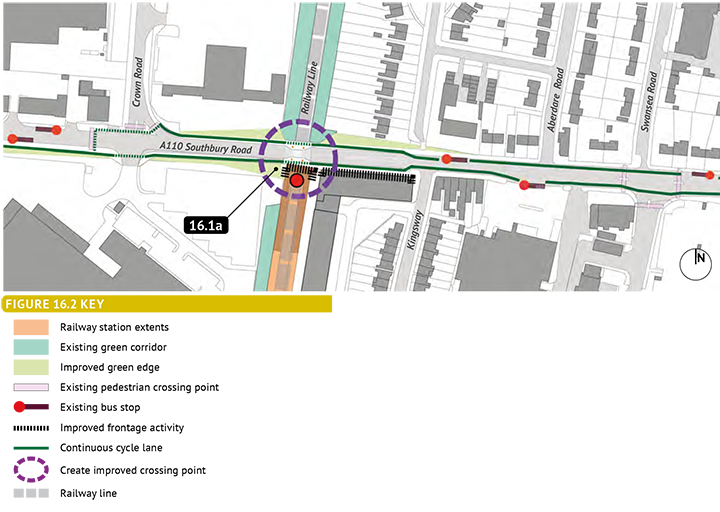 Figure 16.2: Southbury Station Area- Policy Principles
