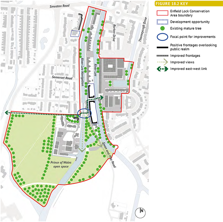 Figure 18.2: Enfield Lock Conservation Area- Policy Principles