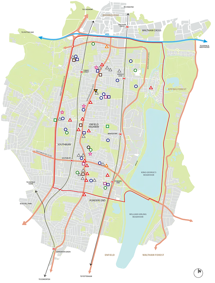 LOCATION OF KEY COMMUNITY FACILITIES