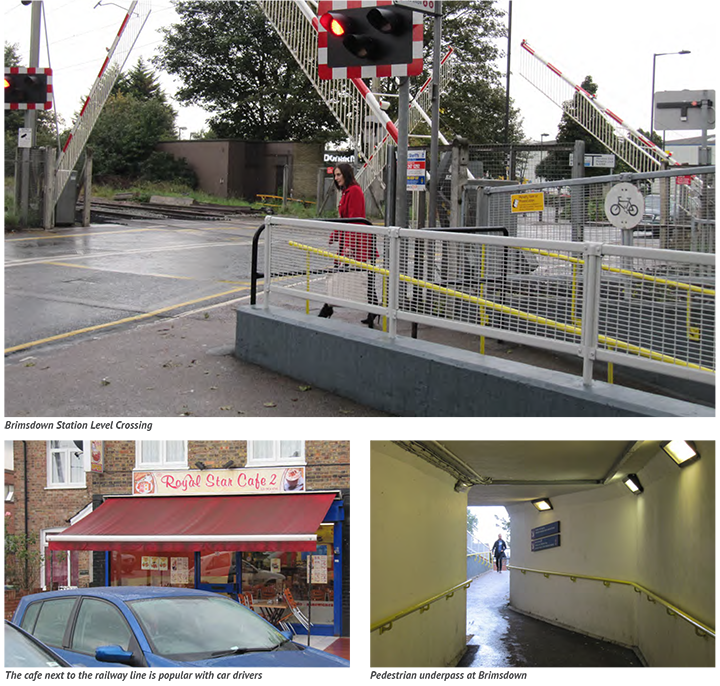 Brimsdown Station Level Crossing