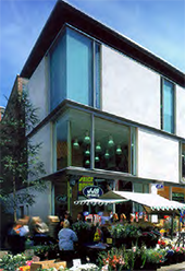 Retail and other uses at the ground floor help to reinforce the liveliness of the