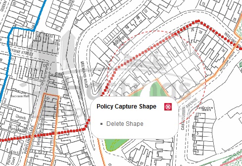 delete capture shape eg