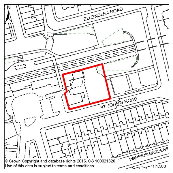 Figure 65: CLB2 – Taxi Office/B.R. Social Club, St Johns Road