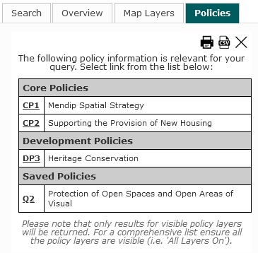 policy links eg