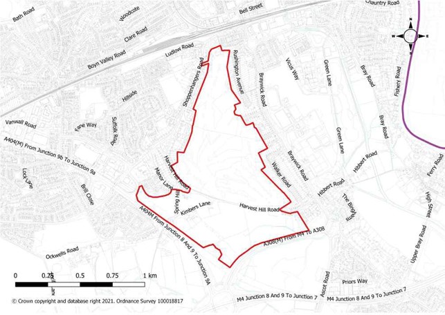 AL13: Desborough, Harvest Hill Road, South West Maidenhead