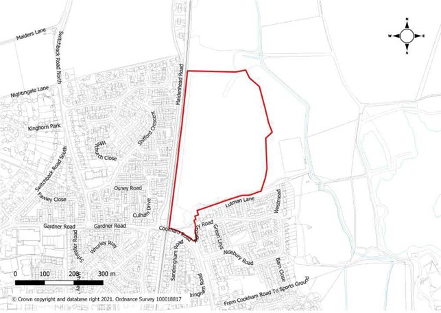 AL25: Land known as Spencer's Farm, north of Lutman Lane, Maidenhead