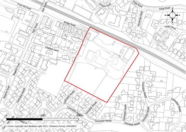 AL32A: Gas holder site, Bridge Road, Sunninghill