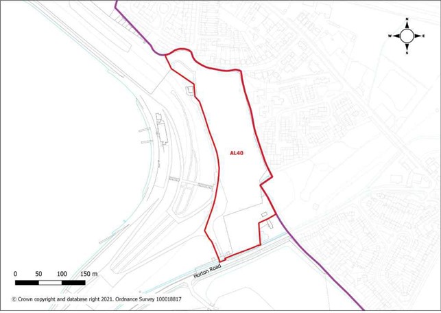 AL40: Land east of Queen Mother Reservoir, Horton