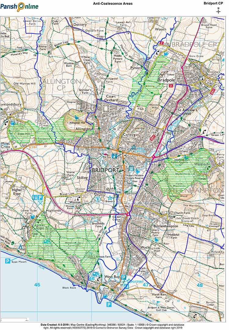 Map 11 – Green Gaps: Anti Coalescence Areas